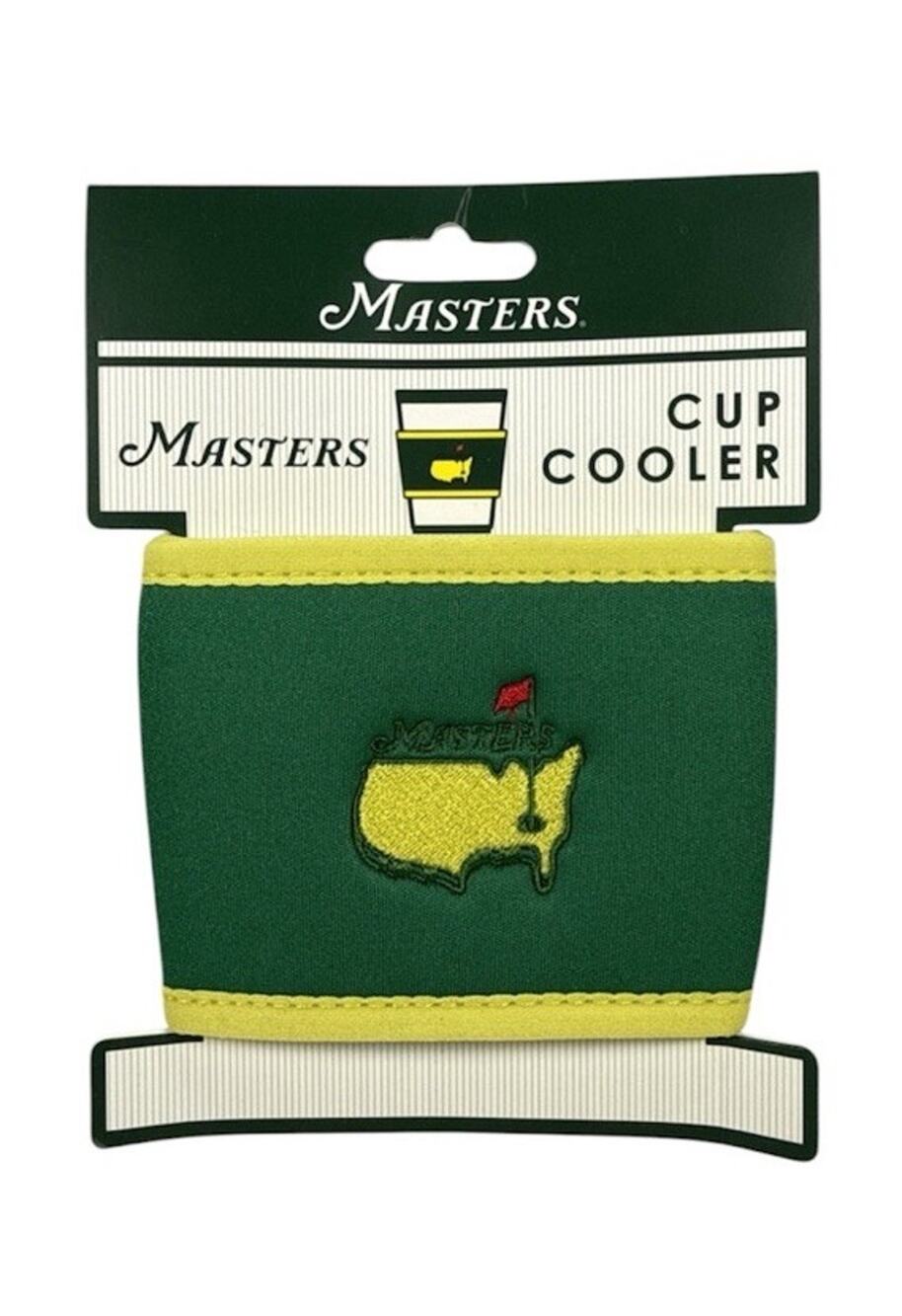 Masters GREEN Cup Cooler! Flag Coozie